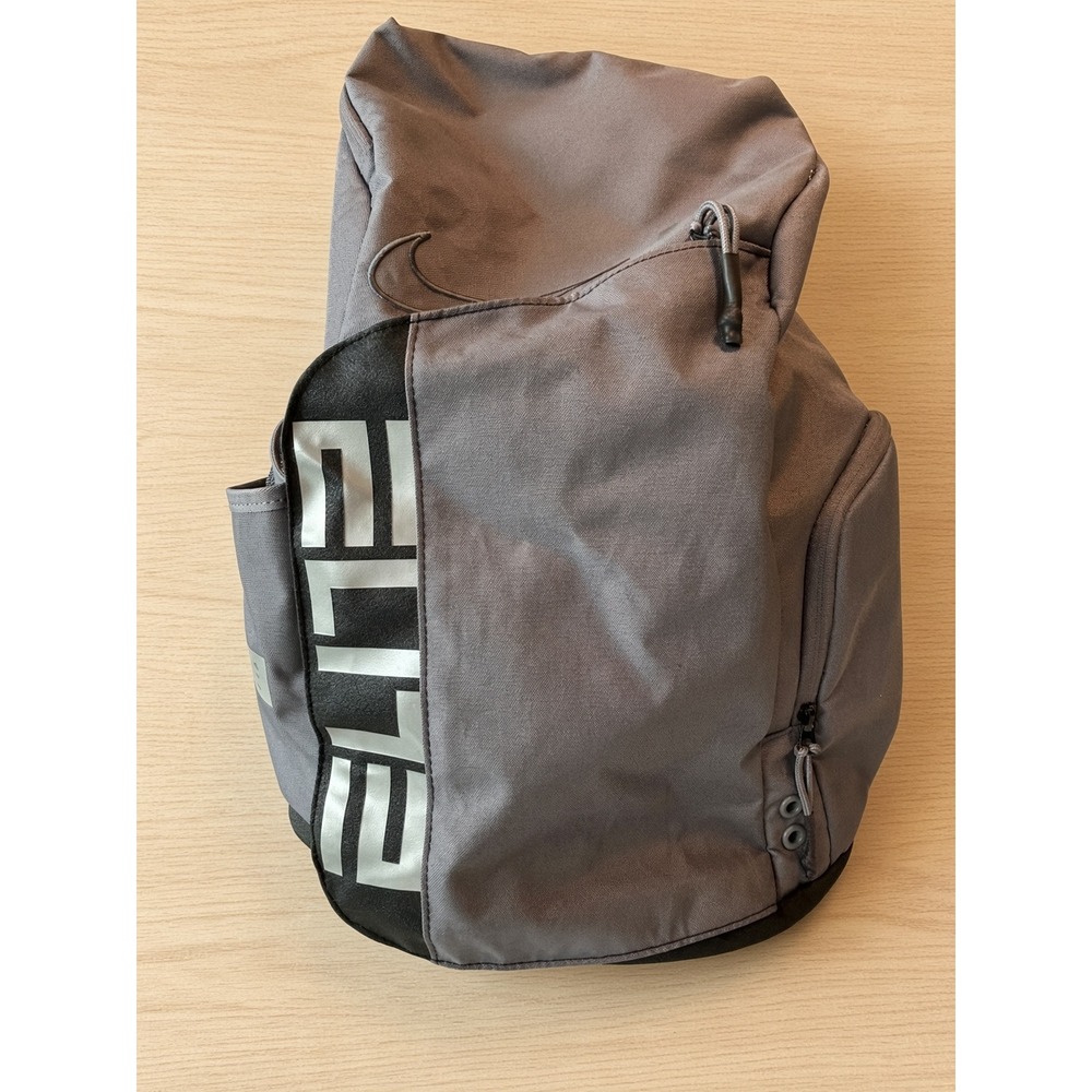 Nike Hoops Elite Pro Basketball Backpack Grey Black BA5555-015